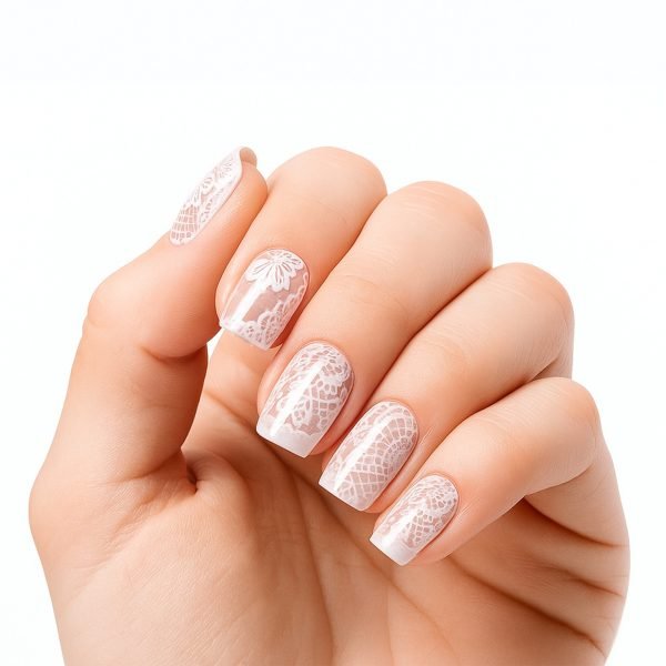 Lace Me Up - Semi-Cured Gel Nail Strips Velvora