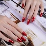 Molten Ruby - Semi-Cured Gel Nail Strips - Image 4