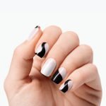 Abstract Noir - Semi-Cured Gel Nail Strips