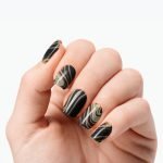Midnight Marble - Semi-Cured Gel Nail Strips