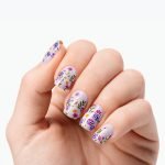 Violet Blooms - Semi-Cured Gel Nail Strips