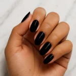 Noir Nights (Black) - Semi-Cured Gel Nail Strips - Image 2