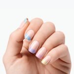 Pastel French Tip Gel Nail Strips