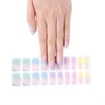 Pastel French Twist - Semi-Cured Gel Nail Strips - Image 4