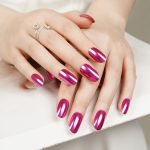 Pink Chrome Gel Nail Wraps