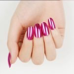 Pink Chrome Gel Nails Velvora