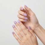 Pink Lilac Nail Polish Wraps Manicure