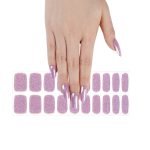 Pink Stardust - Semi-Cured Gel Nail Strips - Image 3