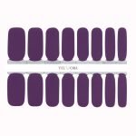 Plum Nail Polish Strips - Image 2