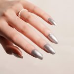 Silver Glam - Semi-Cured Gel Nail Strips - Image 4