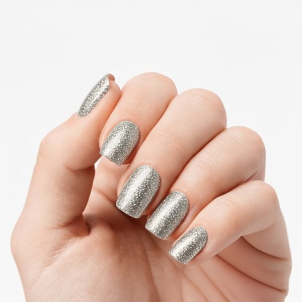 Silver Glam - Semi-Cured Gel Nail Strips NG200488