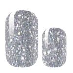 Silver Sparkle Nail Polish Strips