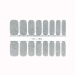 Silver Sparkle Nail Polish Strips - Image 2