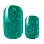Teal Twinkle Nail Polish Strips