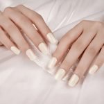 semi-cured gel nail strips colour camel cream