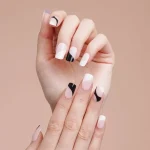 Abstract Noir - Semi-Cured Gel Nail Strips - Image 2