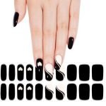 Midnight Heartbeat - Semi-Cured Gel Nail Strips - Image 4