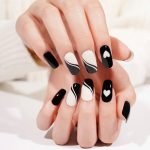 Midnight Heartbeat - Semi-Cured Gel Nail Strips - Image 5