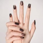 Midnight Marble - Semi-Cured Gel Nail Strips - Image 3