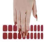 Molten Red - Semi-Cured Gel Nail Strips - Image 5