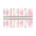 Pink Abstract Nail Polish Strips - Image 3