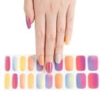 Rainbow Sherbet - Semi-Cured Gel Nail Strips - Image 4