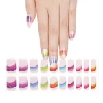 Retro Rainbow - Semi-Cured Gel Nail Strips - Image 3