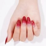 Red Ombre - Semi-Cured Gel Nail Strips - Image 5