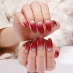 Red Ombre - Semi-Cured Gel Nail Strips - Image 6