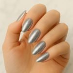 Silver Glam - Semi-Cured Gel Nail Strips - Image 6
