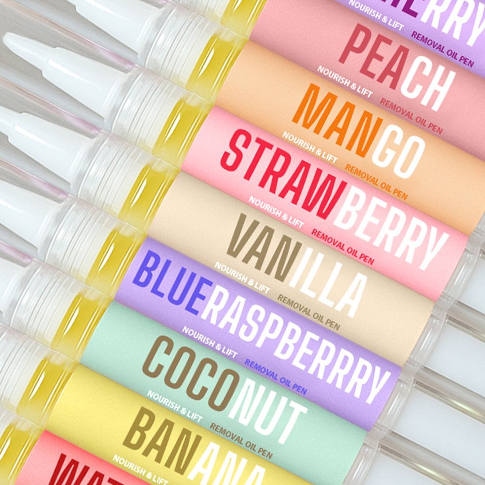 Velvora strawberry cuticle oil pens