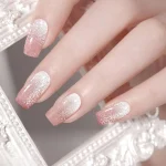 Sunset Ombre - Semi-Cured Gel Nail Strips - Image 3