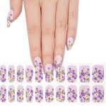 Violet Blooms - Semi-Cured Gel Nail Strips - Image 6