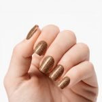 Bronze Glitter Gel Nail Strips