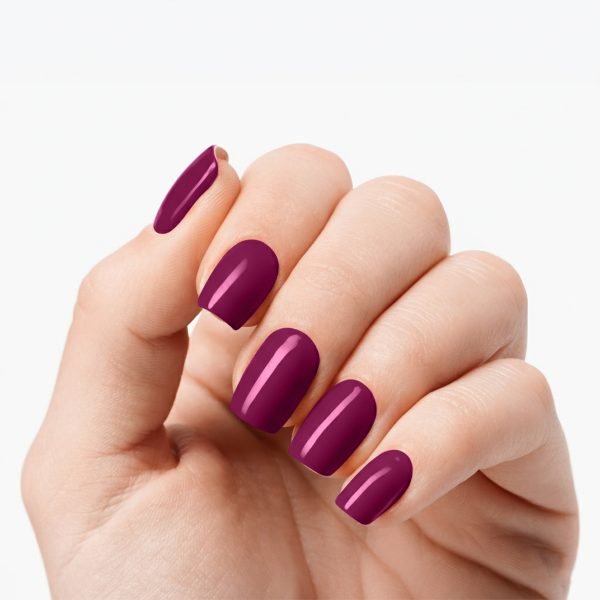 Deep Cherry Red Gel Nail Strips