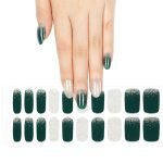 Enchanted Forest semicured gel nails Velvora