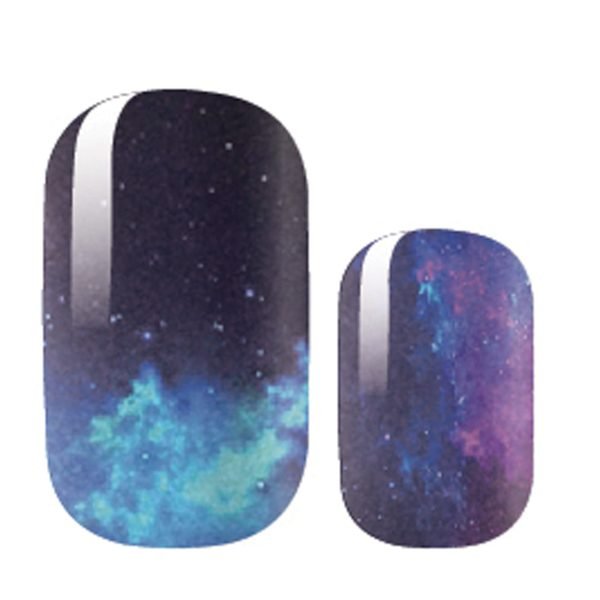 Galactic Storm Nail Polish Strips Velvora