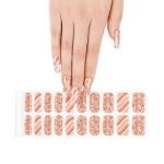 Gingerbread Swirl Gel Nail Strips