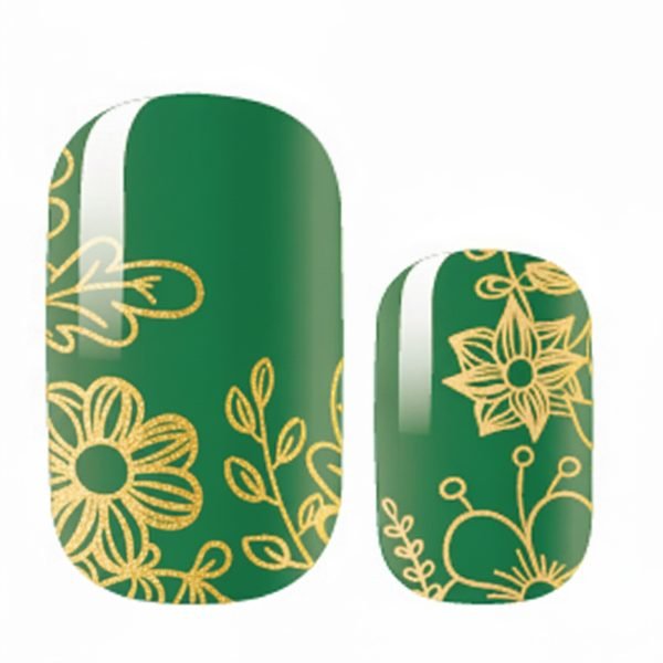 Golden Forest Nail Polish Strips Velvora ZB17094