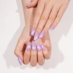 Lavender Pearl Semi-Cured Gel Nail Strips - Image 6