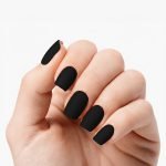 Matte Black Gel Nail Strips