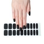 Matte Black - Semi-Cured Nail Wraps