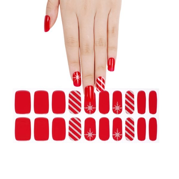 Merry & Bright - Semi-Cured Gel Nail Wraps Christmas