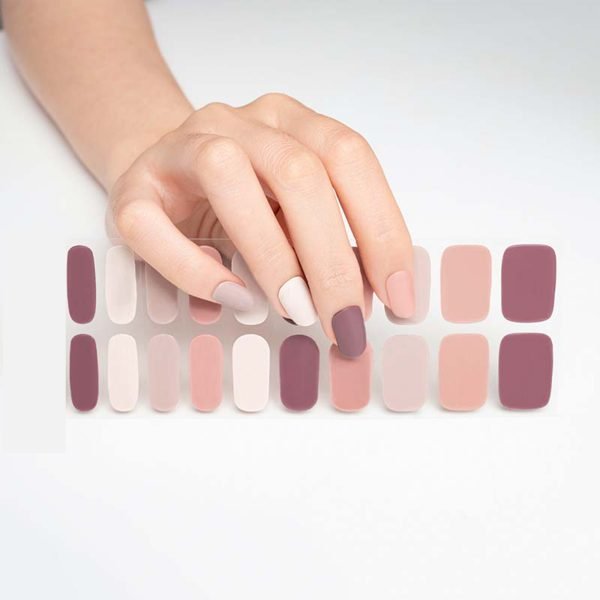 Neutral Harmony - Semi-Cured Gel Nail Wraps