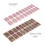 Pink Afterglow (Glow in the Dark) - Semi-Cured Gel Nail Strips