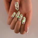 Pink Afterglow (Glow in the Dark) - Semi-Cured Gel Nail Strips Velvora