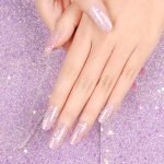 Pink Afterglow - Semi-Cured Gel Nail Strips In the Day Light