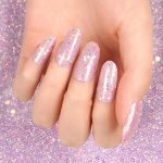 Pink Afterglow - Semi-Cured Gel Nail Strips Velvora UK