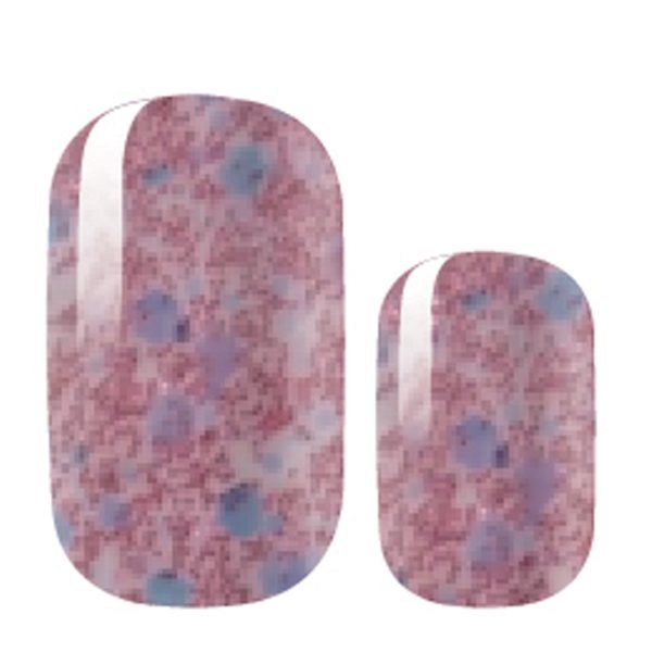 Pink Confetti Nail Polish Strips