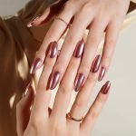 Rose Chrome Semi-Cured Gel Nail Strips - Image 4